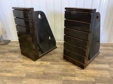 22-3/4" x 50" x 36" T-Slotted angle plates, 1 set