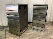 27-3/4" x 63" x 35-3/4" Boxed T-Slotted angle plates, 1 set