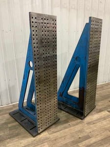 18" x 72" x 35-1/4" Angle plates, 1 set