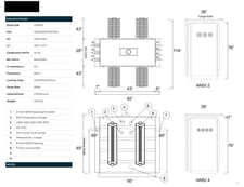 1500 KVA 4160 Delta Primary, 480Y/277 Secondary, SUB, proCORE (immediate shipment available)