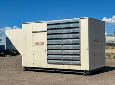 200 KW Baldor #10.N2350-2N, Natural gas generator, sound attenuated enclosure, 432 hours, 2012