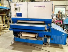 53" x 98" Butfering, Steelmaster #SPW413RTTB, 4 head wet sanding machine, 2008