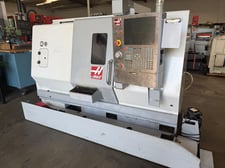 Haas #SL-20T, CNC Lathe, 20" swing, 8" chuck, 2.5" bar, 4000 RPM, 30 HP, 10 station, MistBuster, 208/220 V.