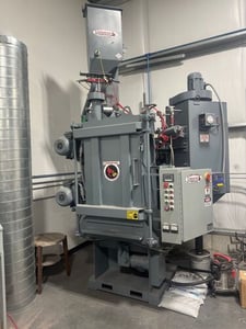 10" Cardinal #24XTS, table blast, 800 CFM Dust Collector, 2023