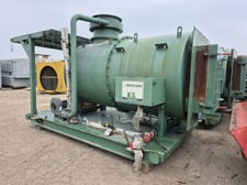 Ketek #CY-100-CA, cyclonator incinerator, dual chamber, controlled air operation