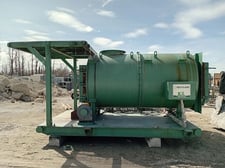 Ketek #CY-100-CA, cyclonator incinerator, dual chamber, controlled air operation
