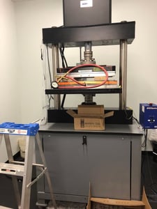 67.4 Ton, Admet #EXP-140128-17, Top Acting Servo-hyd Testing System, 12" stroke, 3" diameter x 30 separation