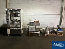 General Packaging #70LC4, Vertical Fill Form & Seal Machine, liquid pump, 21" diameter x 20" hopper, w/
