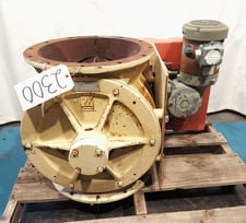 14" Premier, rotary airlock, carbon steel, .75 HP