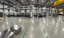 Costa #MD9-CC-2200, Satin Finishing Machine, 86.6" width x 0.79" thick, 133 KW, 480/277 V.