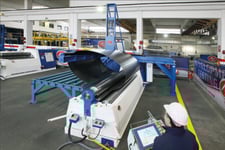 M.g. #M-Line, 4-Roll Plate Bending Rolls, 21.65"-122" Work width, 0.06"-6.3" Rolling capacity, 0.8-205 Tons