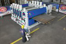 MG #SP-Line, Plate Straightening Machines, 41"-122" Work width, 6" -25.6" Straightening & 5.5"-17.3" Pinching