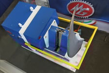 40" - 118" MG #EM-Line, Screw Flight Helix, 0.5"-1.56" Plate thickness, 19.06"-55" Helix Pitch, 40"-118"