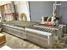 Diehl #ESL-20, straight line rip saw, 16" blade diameter, Thomas 60X144X5 return table, 2000