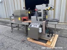 Omega Design #SL-18, Single Lane Bundler, 17" width x 11" Ht max, 240 V., AB SLC 500 PLC (2 available)