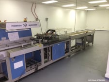 Pfankuch #VP4508, Collating OPP Film Wrapping Line, 120 PPM, 3.1-14.2" width x 3.9-14.2" L x 0-0.6" thick