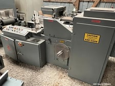 Shanklin #F5A, Auto Side Seal Shrink Wrapper, Texwrap Tunnel, 75 PPM, 90 LFPM, AB SLC PLC, 230 V.
