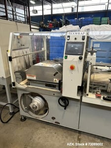 Texwrap #ST-2010, Horizontal Intermittent Motion Shrink Wrap, 100 FPM, w/ shrink tunnel, 13" x 22" opening