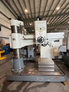 6' -14" DMTG #Z3050X16, radial arm drill, 12.4" spdl travel, #5MT, Jacobs drill chuck, 2010