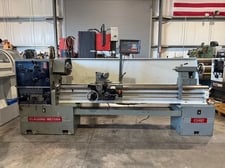 24"/34" x 87" Clausing Metosa #C2487, engine lathe, 10" chuck, 3-jaw, 3.16" bore, 45-1600 RPM, D1-8, Newall