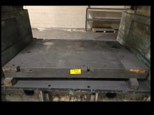 72" x 48" x 3" Steel Riser Bolster Plate