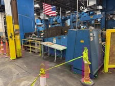 20000 lb. CWP #6R-36, servo feedline, 36" x .100" straightener, 17 roll, 72" OD, 19.5"-26.5"ID, peeler, hold