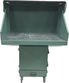 36" L x 20" Deep Portable Downdraft Table, Bisco #SPC-1000, bench unit, reconditioned
