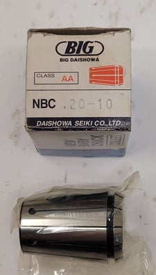 BIG Daishowa NBC 20-10 Class AA Collets - Set of 4