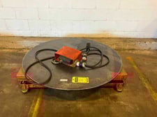 2000 lb. Presto #XL36-20, hydraulic scissor lift table, 24" W x 48" L table, 1 HP