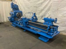 22" x 108" Lodge & Shipley #18, hollow spindle engine lathe, 16" swing over cross slide, front & rear 4-jaw