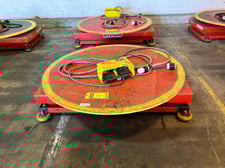 1500 lb. Presto #XL36-20, rotary electric scissor lift table, 24" W x 48" L table, 1 HP, dual foot pedal