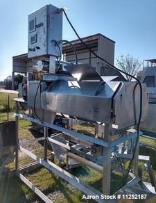 Urschel #M, Dicer / Strip Cutter, Stainless Steel, Adjustable Cuts, Belt Feed, on frame, w/ drive & Control