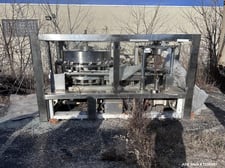 Palmer #20-4, slim can filler, Carbonated Monobloc, 240 CPM, AB Control, 240 V.