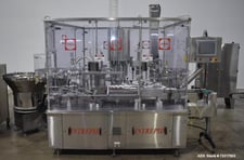 Capmatic Intrepid #F4-A/X-PP-222, Liquid Filler, Plugger & Capping System, 60 BPM, 4-1/2" belt, AB PLC, w/