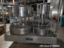 Fogg #FG18-5, Auto Monoblock Fill & Capacity, 1-gallon, 28mm flat caps, w/ sorter & elevator