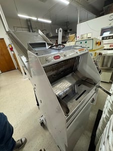 Berkel #GMB-1/2, bread slicer, gravity feed, 1/2 HP