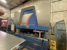 220 Ton, Adira / Mitsubishi #PA-22030, hydraulic press brake, 10' overall, 100" between housing, 10.2"