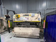 88 Ton, Amada #RG-80, Press Brake, 98.7" overall, 80.8" between housing, 3.94" stroke, 15.76" throat, 14.58"