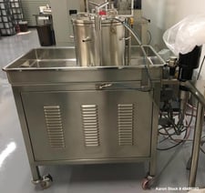 Vetraco #MC-4-A, Cosmetic Powder Blender, Stainless Steel, double jacket, 4kg batch, 300-3300 RPM, base w/