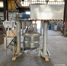65 gallon Twin motion vacuum mixer, 30" x 18", 7/10 HP, floor mounted