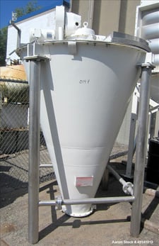 Hosokawa, Vrieco #DBXE-1000R, Nauta Mixer, 304 Stainless Steel, Vortex Gate Valve, 86" x 60" x 16", 1974