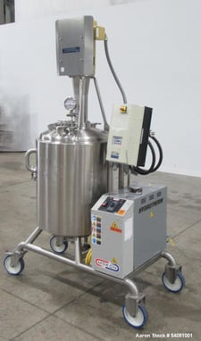 Scott #TMS4B-20-10HP, Top Mounted Mixer, Stainless Steel, 10 HP, 24" diameter x 32" straight side, dish top &