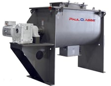 100 Paul O Abbe #RB-100, Double Ribbon Blender,, 44.9" width x 93.8" L x 49.3" D trough, 304 Stainless Steel