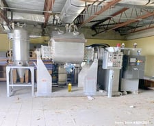 Littleford Day Mogul #100, Double Arm Mixer, 100 gallon, sanitary, 304 Stainless Steel, Jacketed, 75 HP