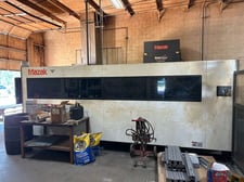 Mazak #Optiplex-3015, 4000 watt fiber laser, flying optics, design bridge gantry style, 2014