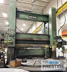 126" Rafamet #KCFB-320, vertical boring mill, 2-rams, side head, pendant controls, 2-Axis Quadra Check