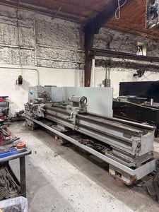 24" x 120" Cincinnati #LRT, Engine Lathe, 12" chuck 3 jaw, 2.375" bore, tailstock, 1964