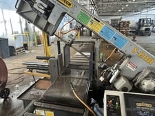 13" x 18" Hyd-Mech #S20A, horizontal automatic band saw, 178" x 1" blade, swing head mitering, 2009