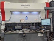 94 Ton, Mitsubishi #Diamond-BH8525, hybrid press brake, 8.6'OA, 87" between housing, 9.84" stroke, 2018