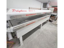 Polytherm #3000-5, thermoformer oven & forming table, 1999